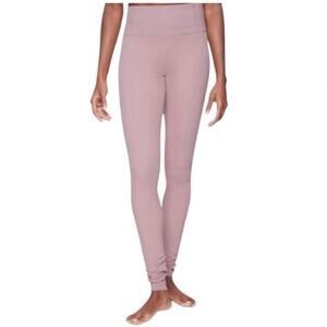 Athleta Barre Ribbed Powervita Tights Mauve Size M